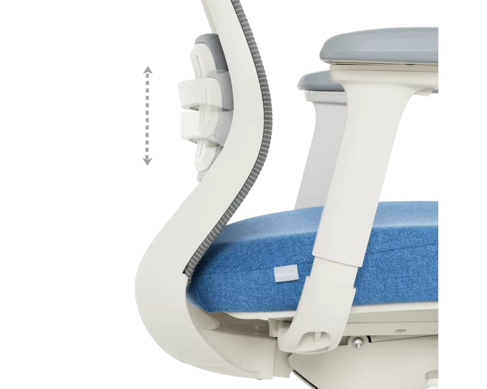 Офис стол Ергономичен стол GLAND - син-сив 10