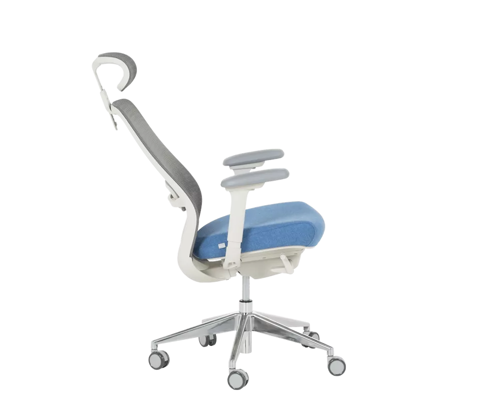 Офис стол Ергономичен стол GLAND - син-сив 5