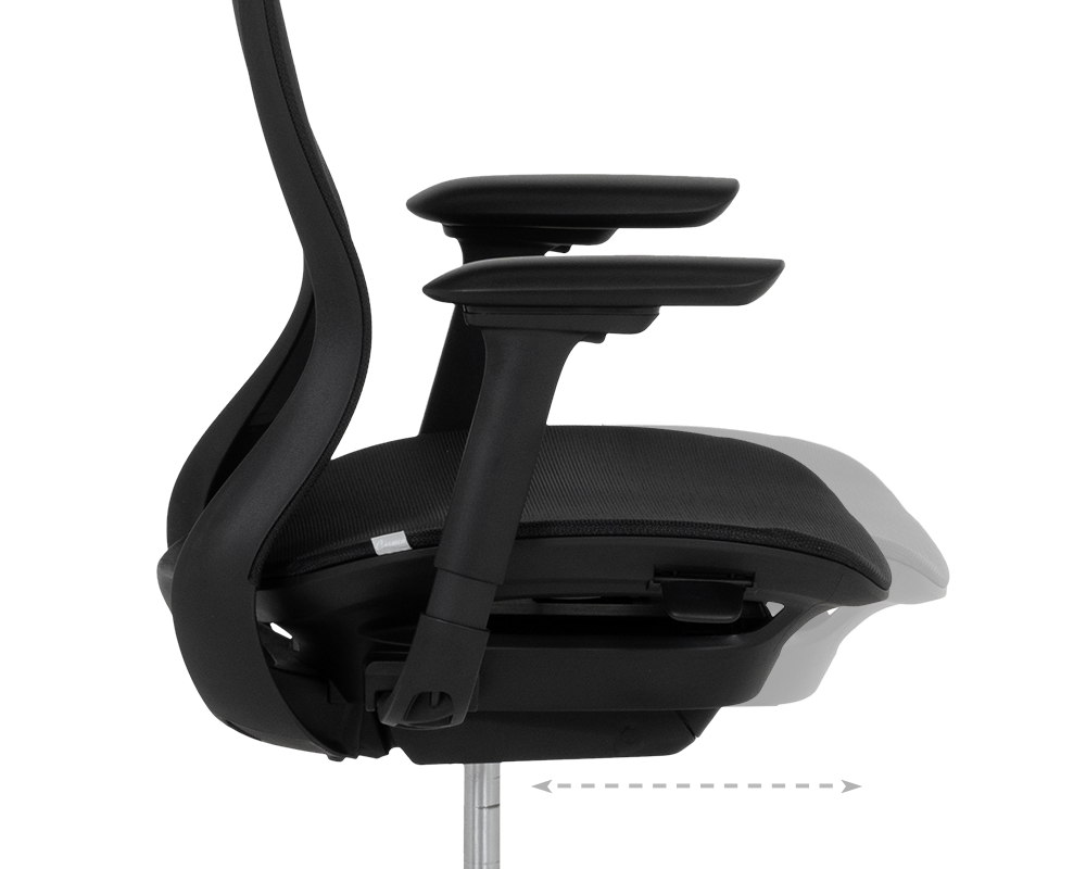 Офис стол Ергономичен стол STANS - черен 17