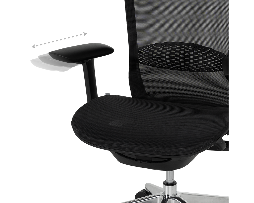 Офис стол Ергономичен стол STANS - черен 21