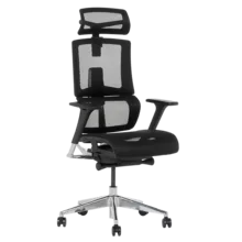  Ергономичен стол FRANCA - черен 708920 3520601 на топ цена - PIC.bg