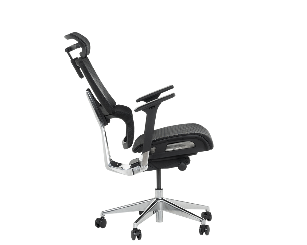 Офис стол Ергономичен стол FRANCA - черен 8