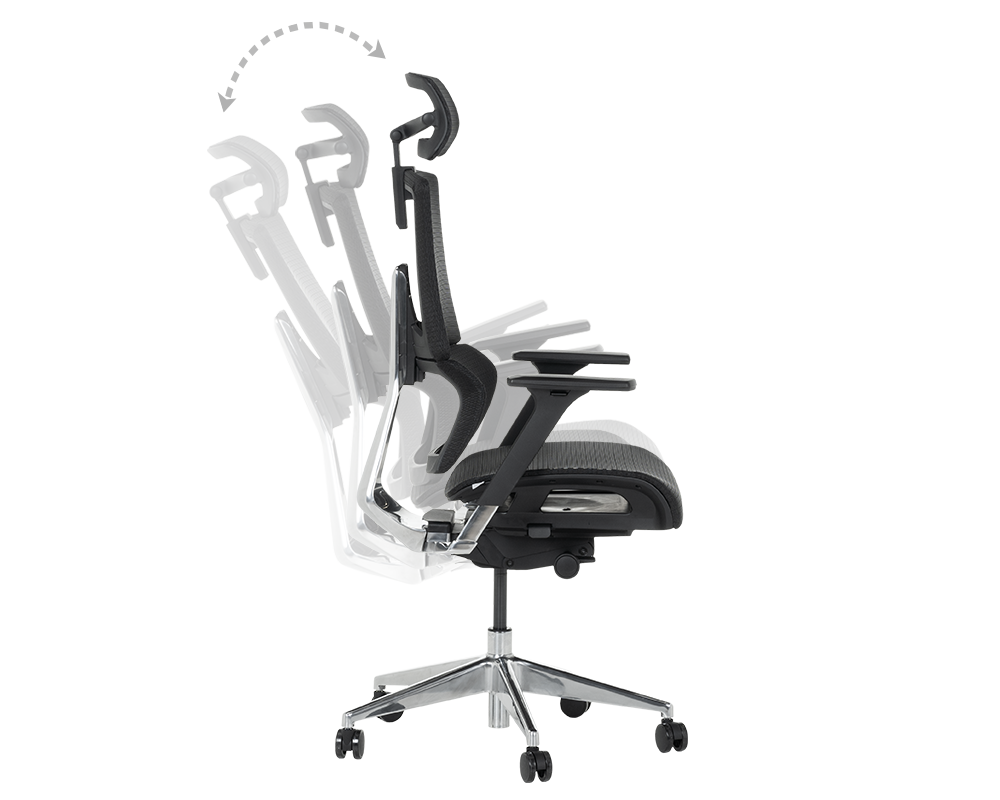 Офис стол Ергономичен стол FRANCA - черен 11