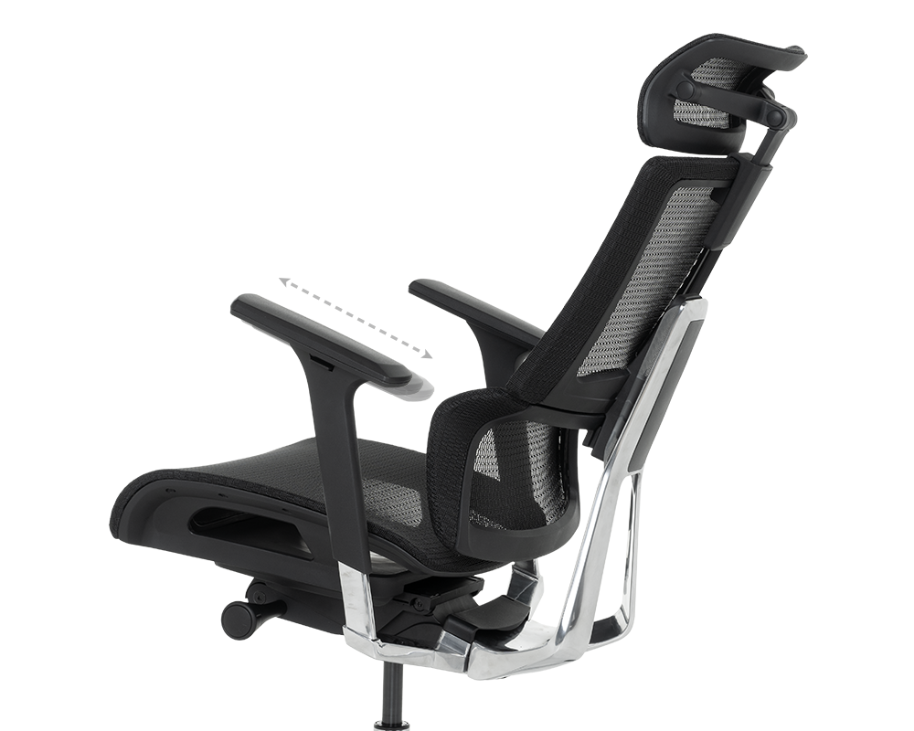 Офис стол Ергономичен стол FRANCA - черен 15