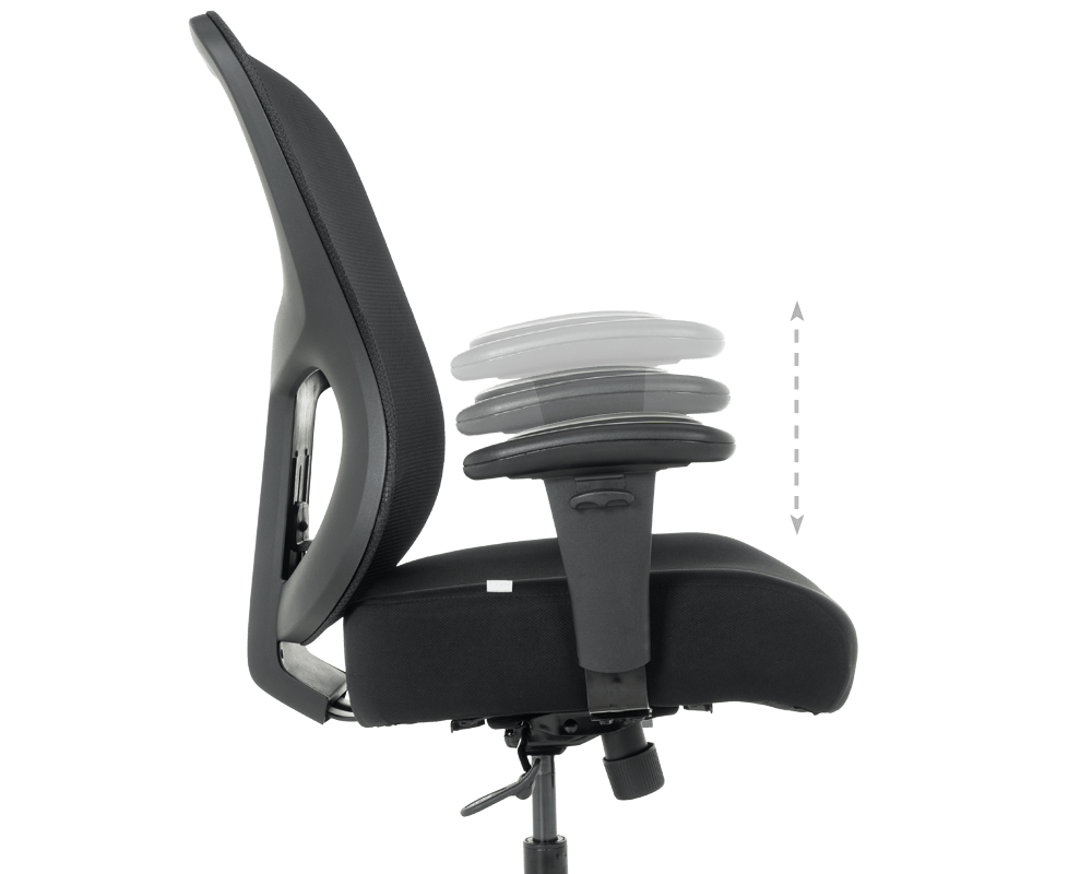 Офис стол Президентски офис стол ALES - черен 7