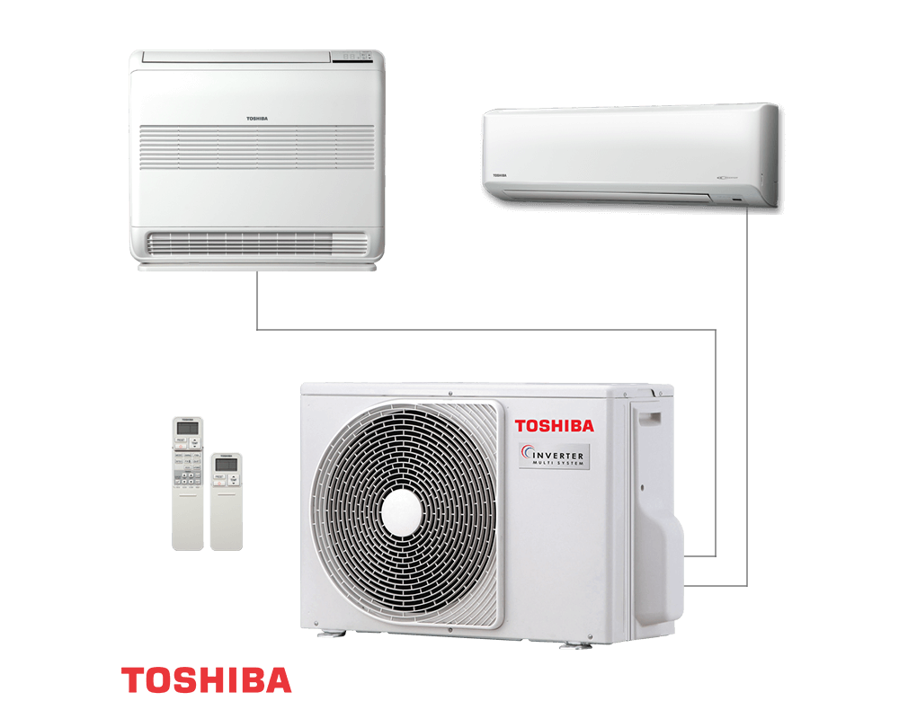 Климатик на мултисплит система Toshiba RAS-2M18G3AVG-E 2