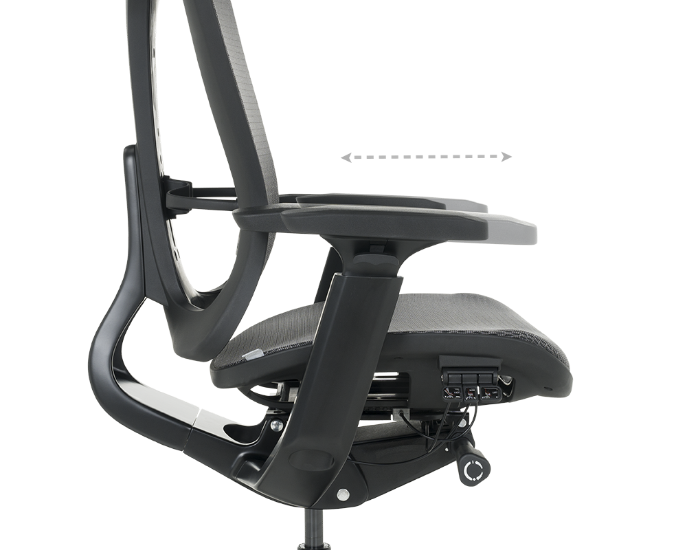 Офис стол Ергономичен стол NELSON - сив 10