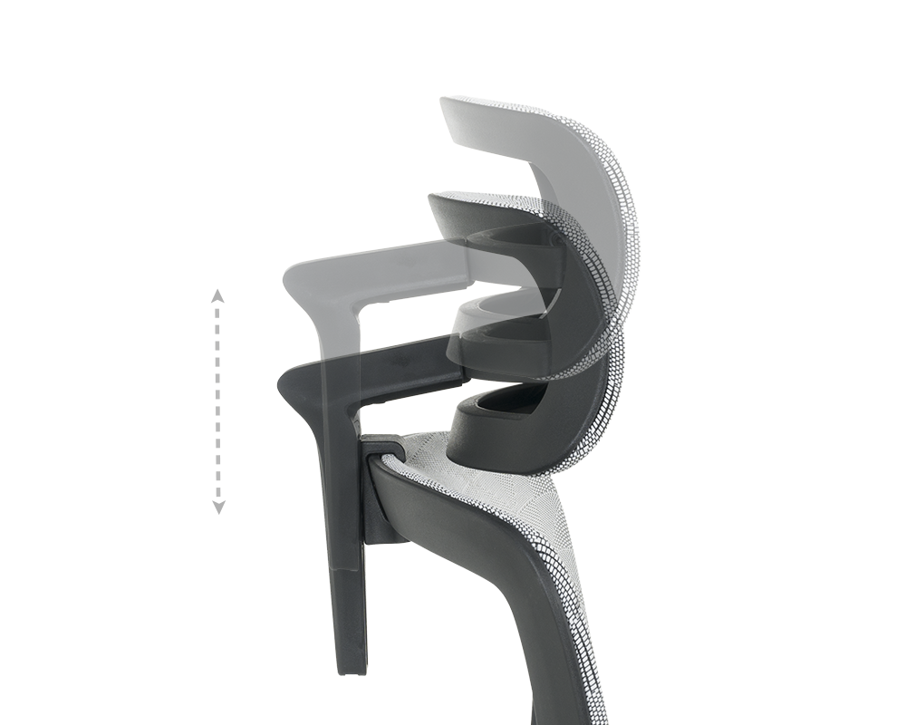 Офис стол Ергономичен стол DELTA - бял 13