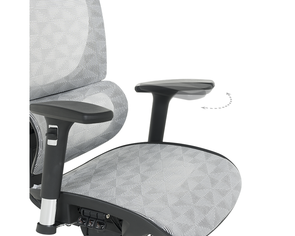 Офис стол Ергономичен стол DELTA - бял 11