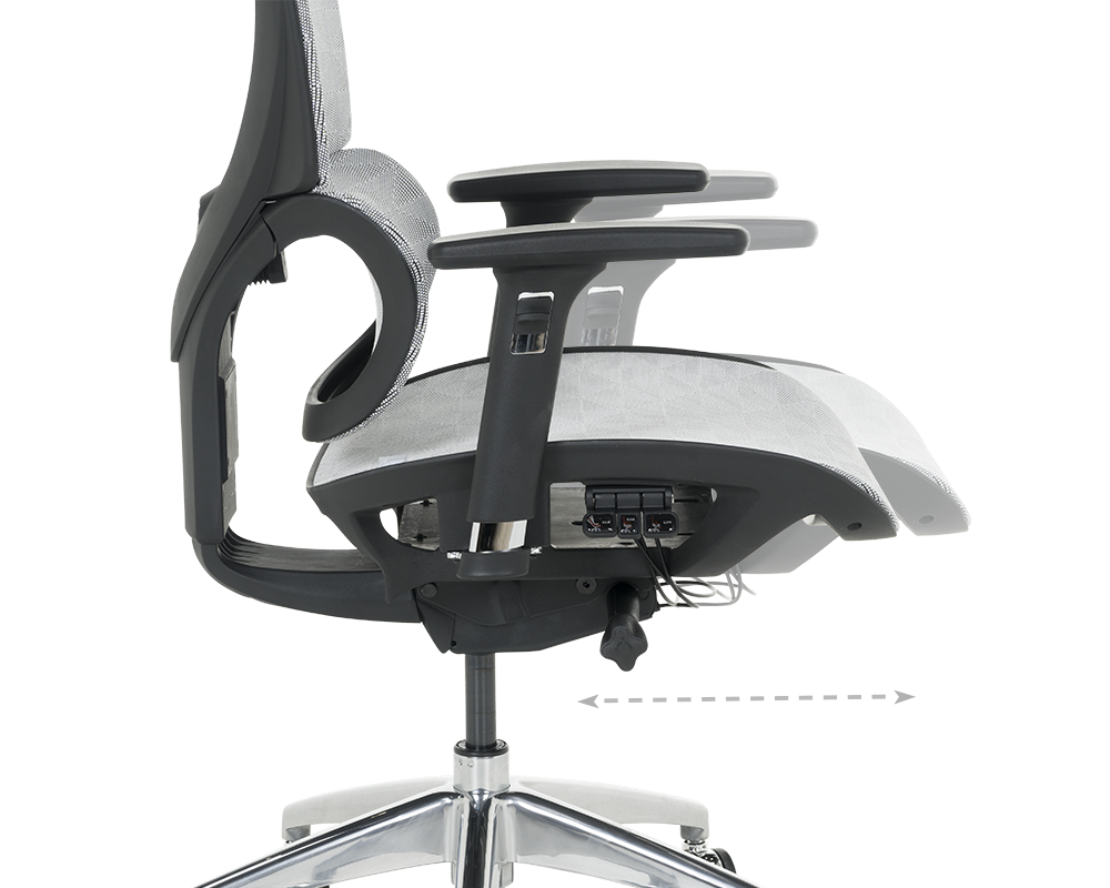 Офис стол Ергономичен стол DELTA - бял 8