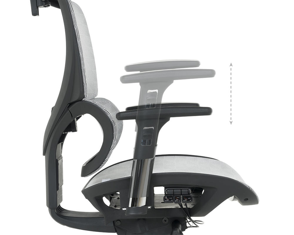 Офис стол Ергономичен стол DELTA - бял 9