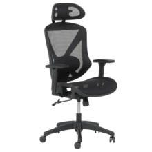  Ергономичен стол CAEN - черен 791673 3520614 на топ цена - PIC.bg