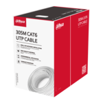 <span>Аксесоар за видеонаблюдение</span> UTP кабел Dahua PFM920I-6UN-C CAT6 PFM920I-6UN-C 305м - бял <span class='catalog-num-in-name'>PFM920I-6UN-C</span> - 