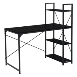  Бюро с етажерка TUZLA - черен 801248 3510203 на топ цена - PIC.bg