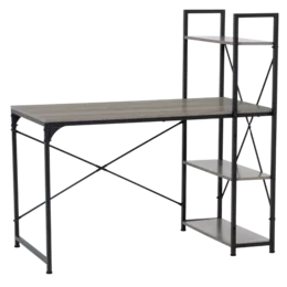  Бюро с етажерка TUZLA - сив дъб 801249 3510204 на топ цена - PIC.bg