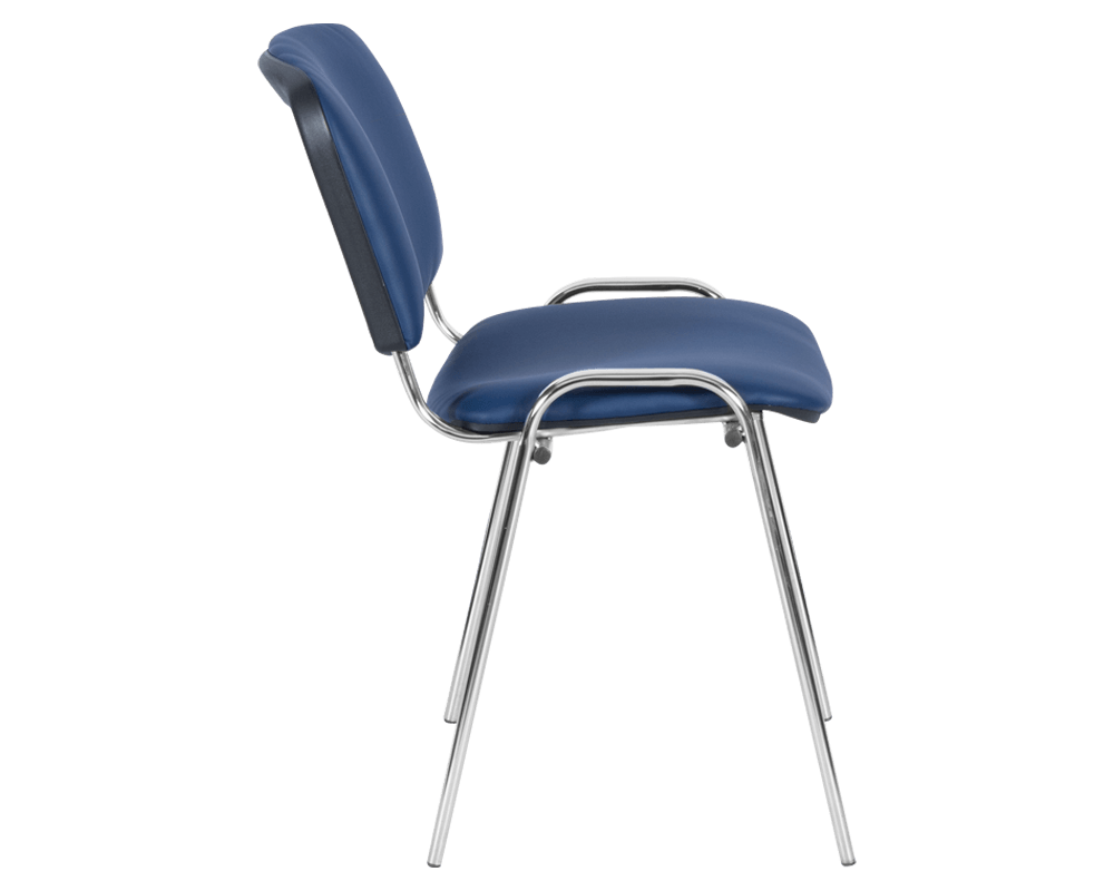 Офис стол ПОСЕТИТЕЛСКИ СТОЛ 1135-1 LUX - ТЪМНО СИН N 4