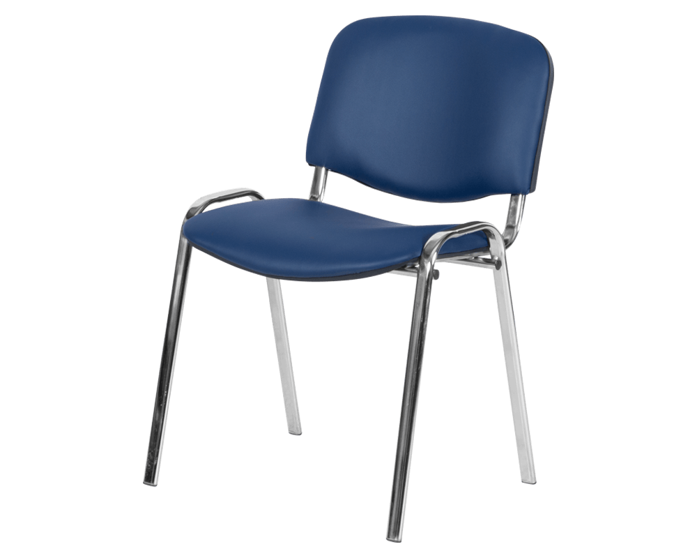 Офис стол ПОСЕТИТЕЛСКИ СТОЛ 1135-1 LUX - ТЪМНО СИН N 3