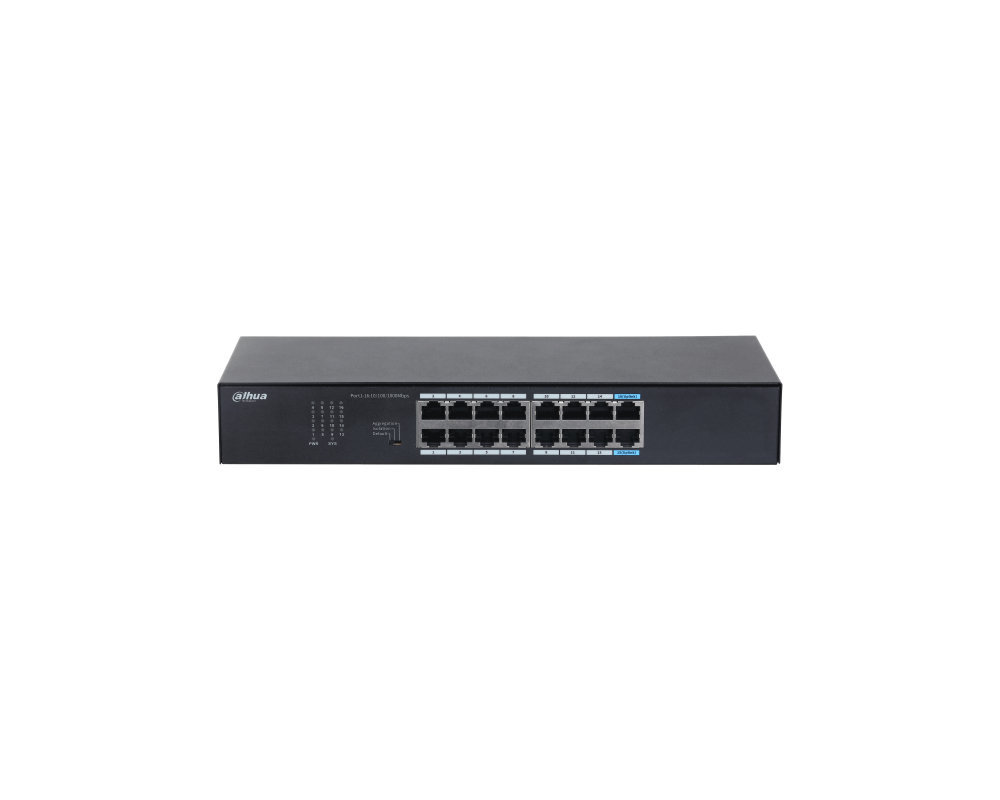 Switch (Комутатор) Суич Dahua S3016-16GT 2