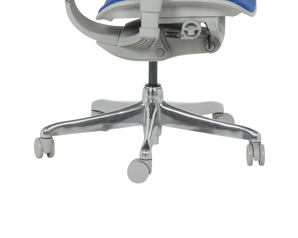 Офис стол Ергономичен стол Carmen ULTRA - сива рамка - син 13