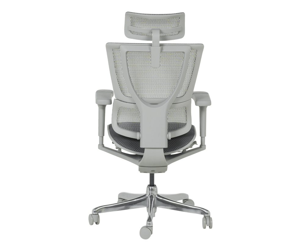 Офис стол ERGOHUMAN IOO ULTRA - СИВ - M/TEX - СИВА РАМКА 6