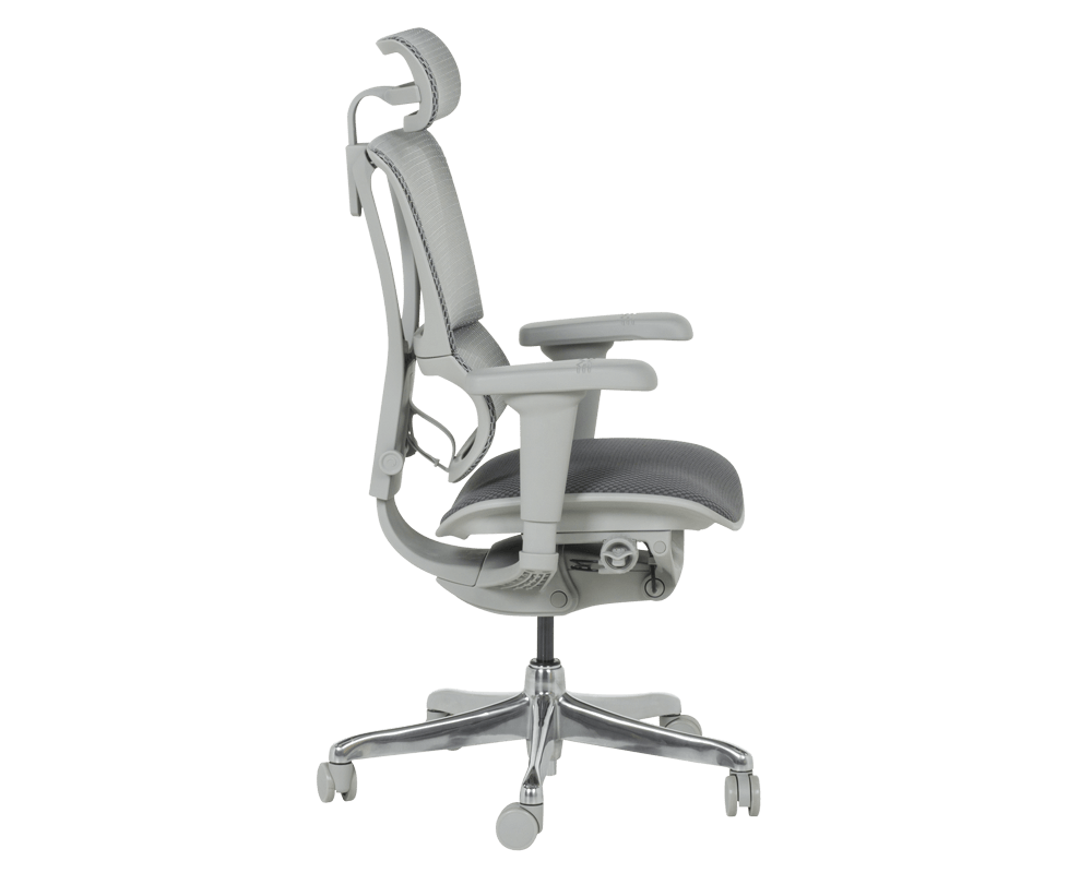 Офис стол ERGOHUMAN IOO ULTRA - СИВ - M/TEX - СИВА РАМКА 4