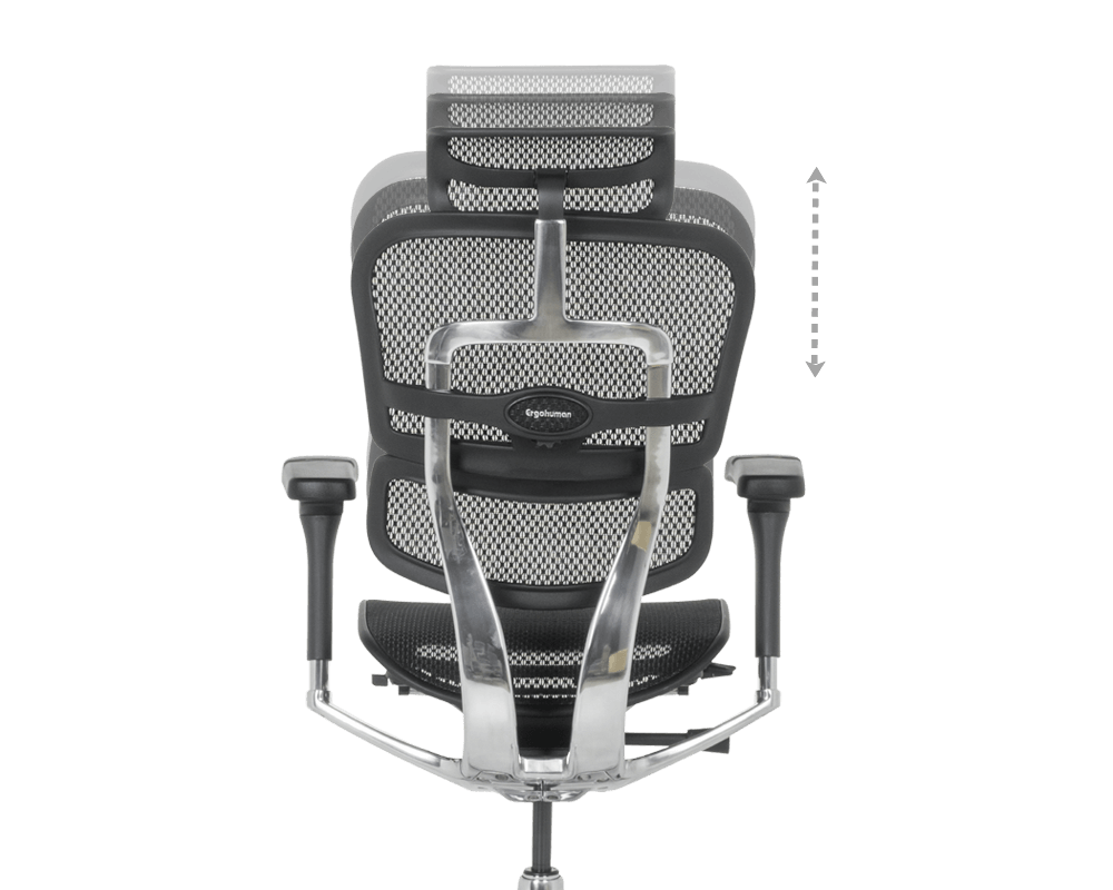 Офис стол Ергономичн стол ERGOHUMAN ELITE 2 - черен 10