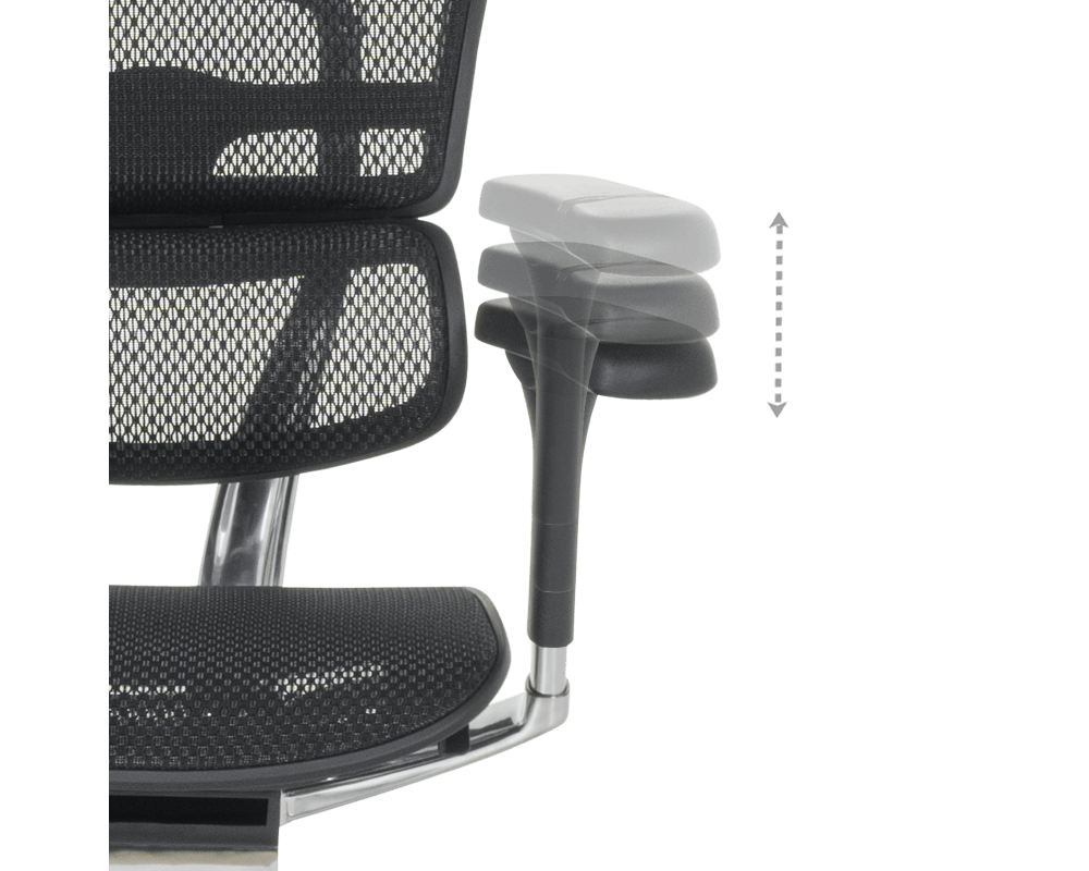 Офис стол Ергономичн стол ERGOHUMAN ELITE 2 - черен 15