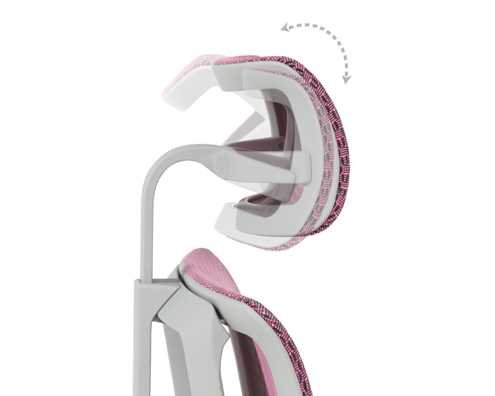 Офис стол Ергономичен стол ERGOHUMAN IOO ELITE 2 - розов 11