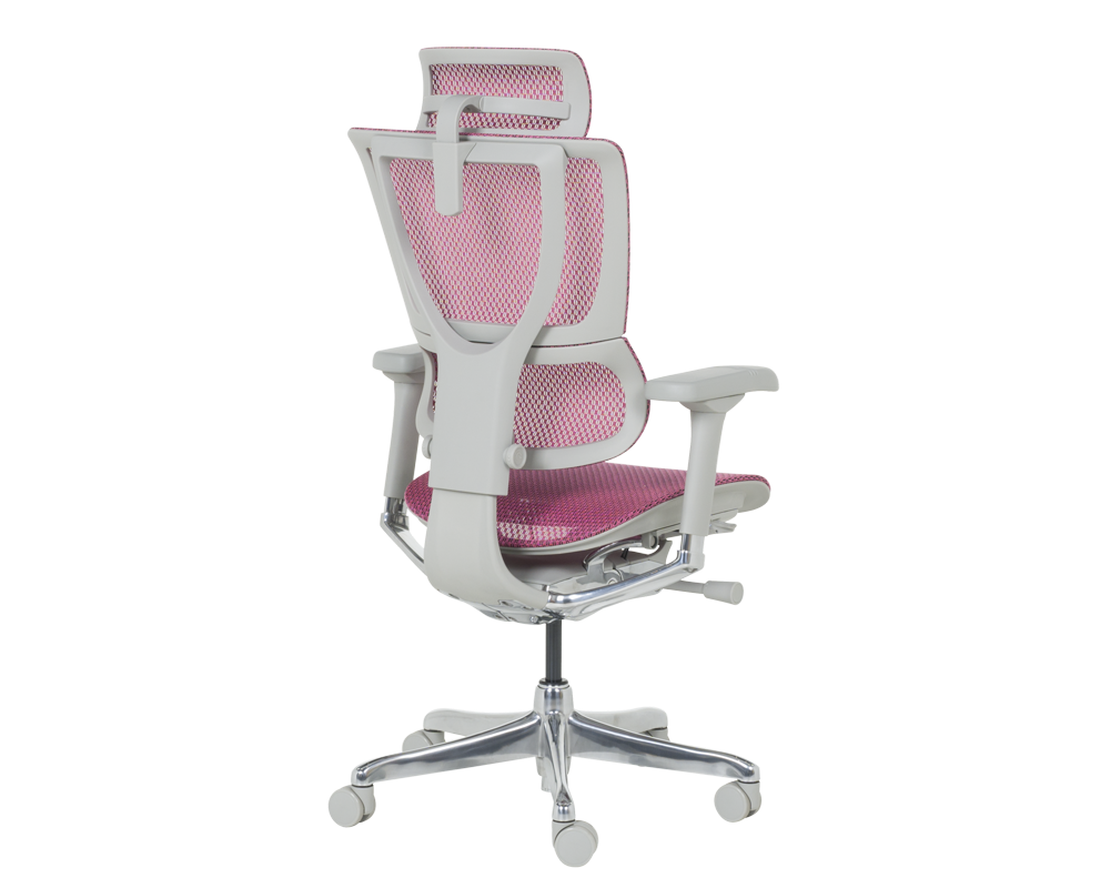 Офис стол Ергономичен стол ERGOHUMAN IOO ELITE 2 - розов 5