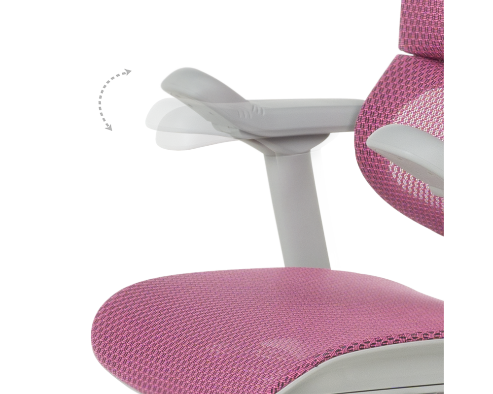 Офис стол Ергономичен стол ERGOHUMAN IOO ELITE 2 - розов 13