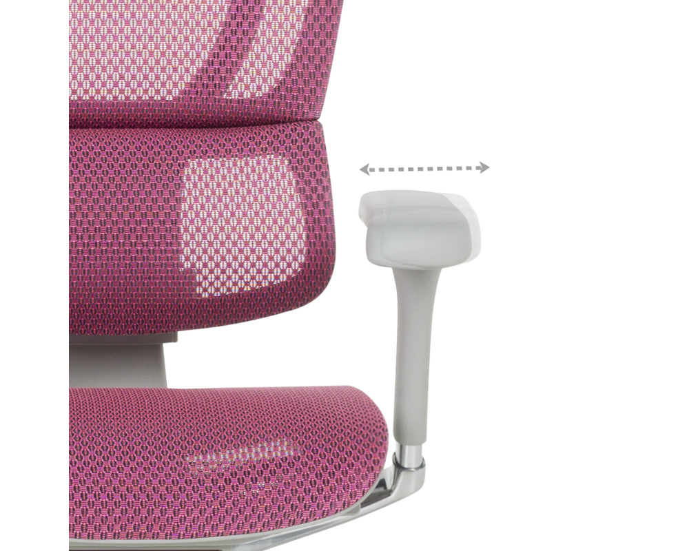 Офис стол Ергономичен стол ERGOHUMAN IOO ELITE 2 - розов 16