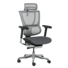  Ергономичен стол ERGOHUMAN IOO ELITE 2 - черна рамка - сив 827860 3520668 на топ цена - PIC.bg