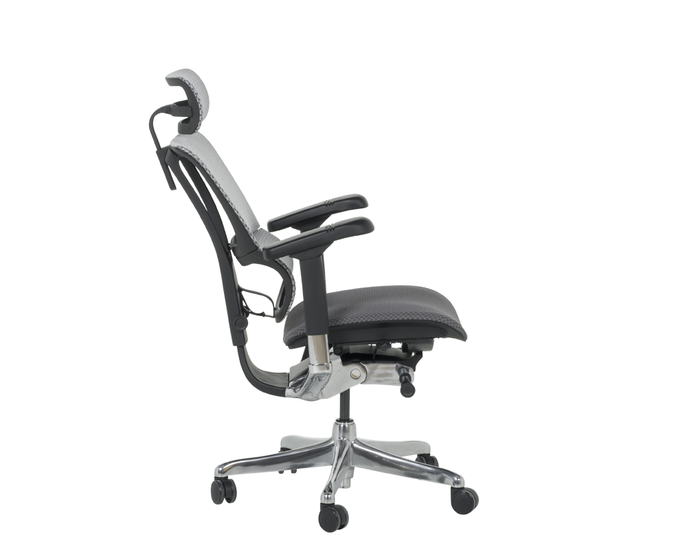 Офис стол Ергономичен стол ERGOHUMAN IOO ELITE 2 - черна рамка - сив 5