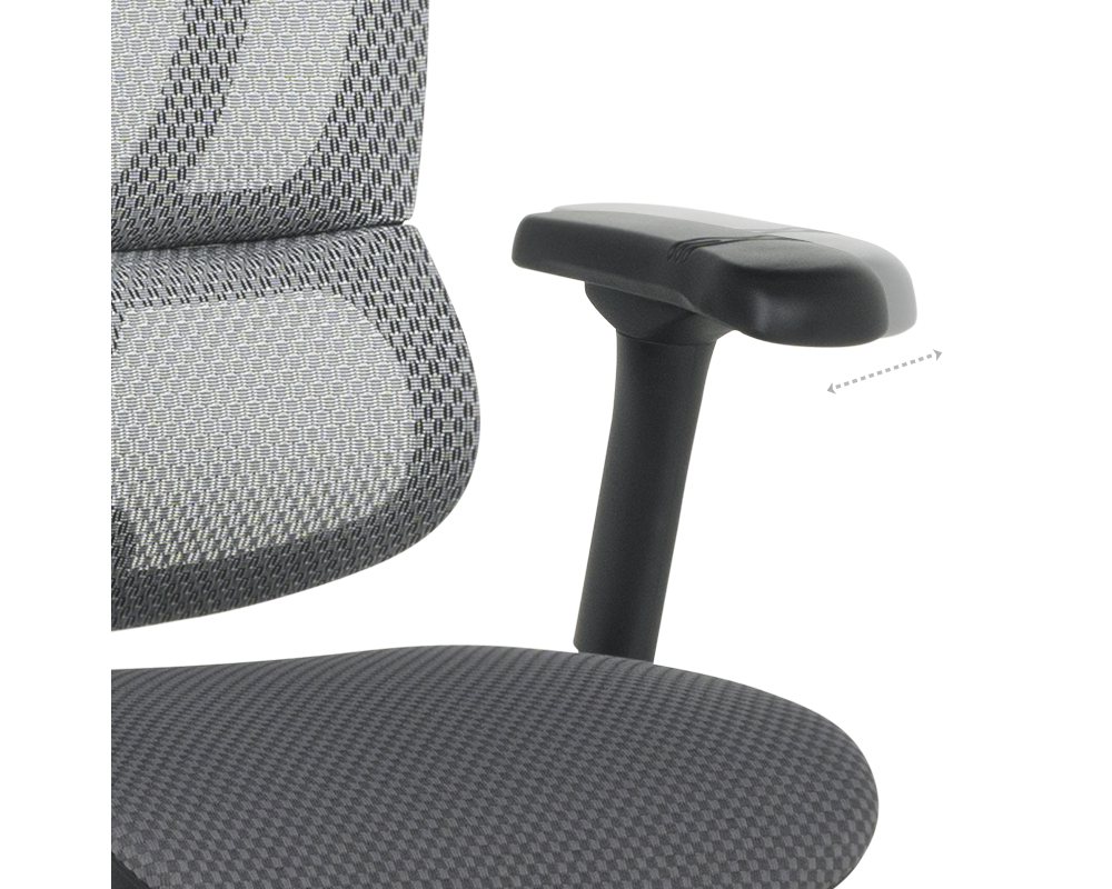 Офис стол Ергономичен стол ERGOHUMAN IOO ELITE 2 - черна рамка - сив 13