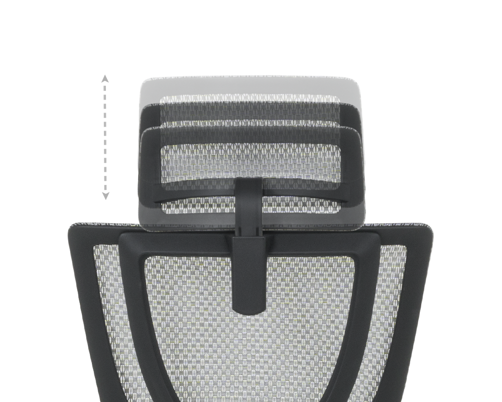 Офис стол Ергономичен стол ERGOHUMAN IOO ELITE 2 - черна рамка - сив 15