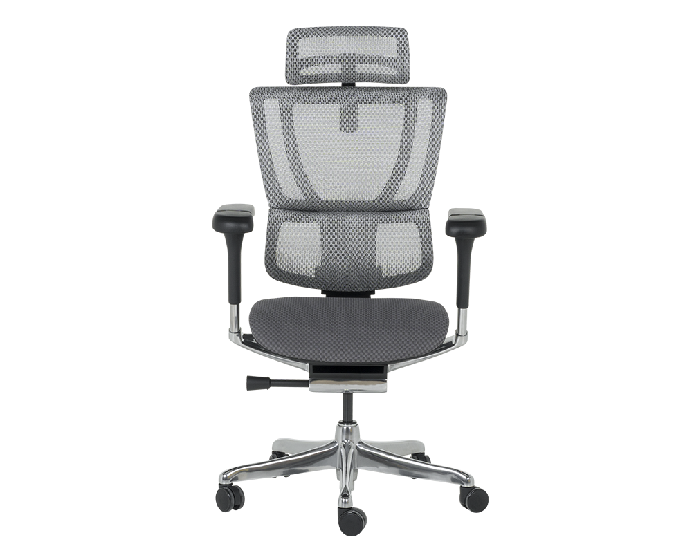 Офис стол Ергономичен стол ERGOHUMAN IOO ELITE 2 - черна рамка - сив 18