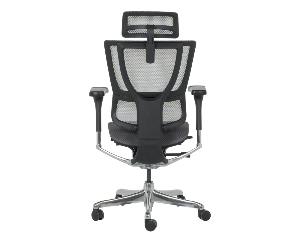 Офис стол Ергономичен стол ERGOHUMAN IOO ELITE 2 - черна рамка - сив 6