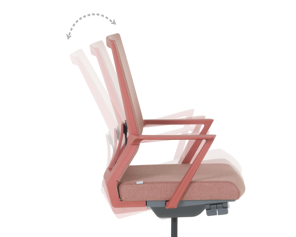 Офис стол Работен стол KLAWER - червен 7