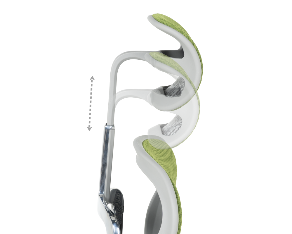 Офис стол Ергономичен стол ERGOHUMAN ELITE 2 - сива рамка - зелен 11