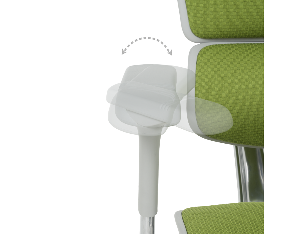 Офис стол Ергономичен стол ERGOHUMAN ELITE 2 - сива рамка - зелен 17