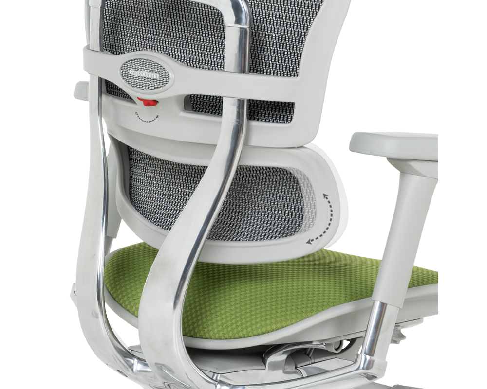 Офис стол Ергономичен стол ERGOHUMAN ELITE 2 - сива рамка - зелен 18