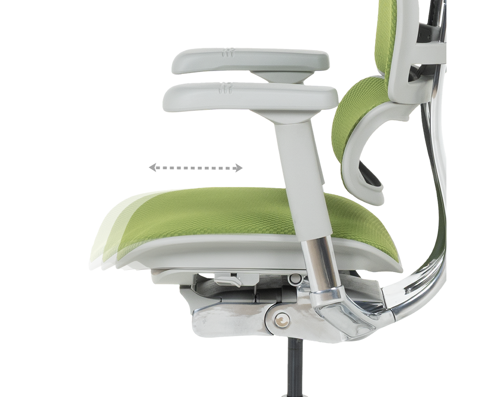 Офис стол Ергономичен стол ERGOHUMAN ELITE 2 - сива рамка - зелен 8