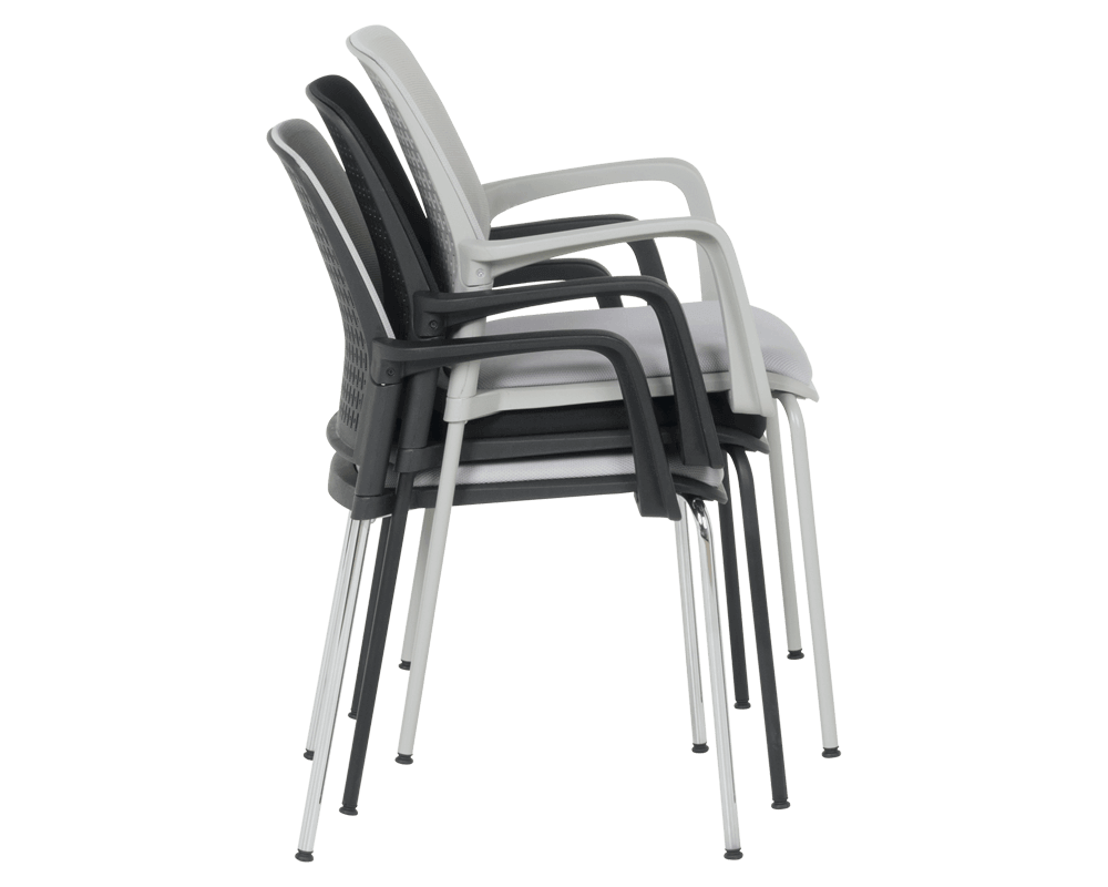 Офис стол Посетителски стол Carmen 1138 - черен 7