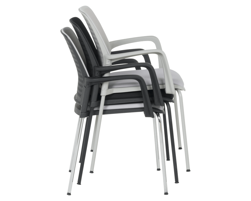 Офис стол Посетителски стол Carmen 1138 G - светлосив 8