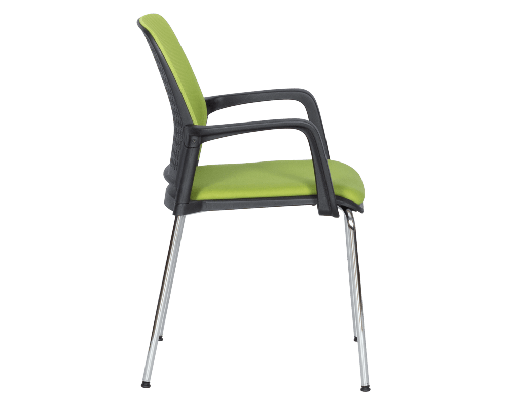 Офис стол ПОСЕТИТЕЛСКИ СТОЛ 1138 CH - ЧЕРНА РАМКА - ЗЕЛЕН 4