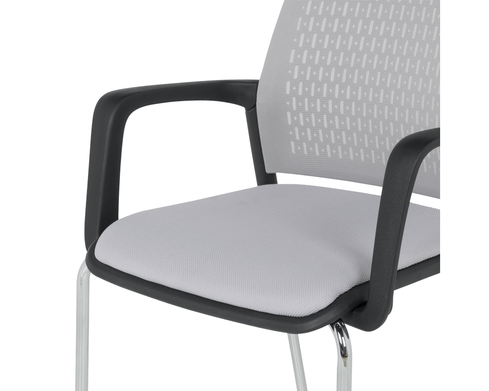 Офис стол Посетителски стол Carmen 1138 CH - светлосив 6