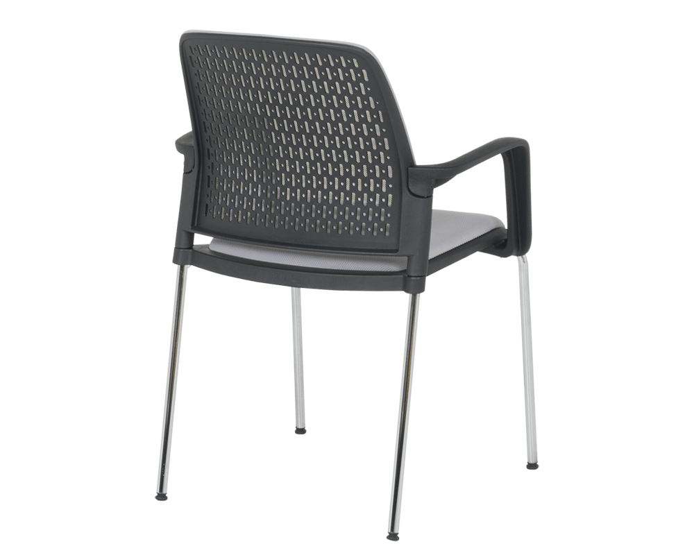 Офис стол Посетителски стол Carmen 1138 CH - светлосив 5