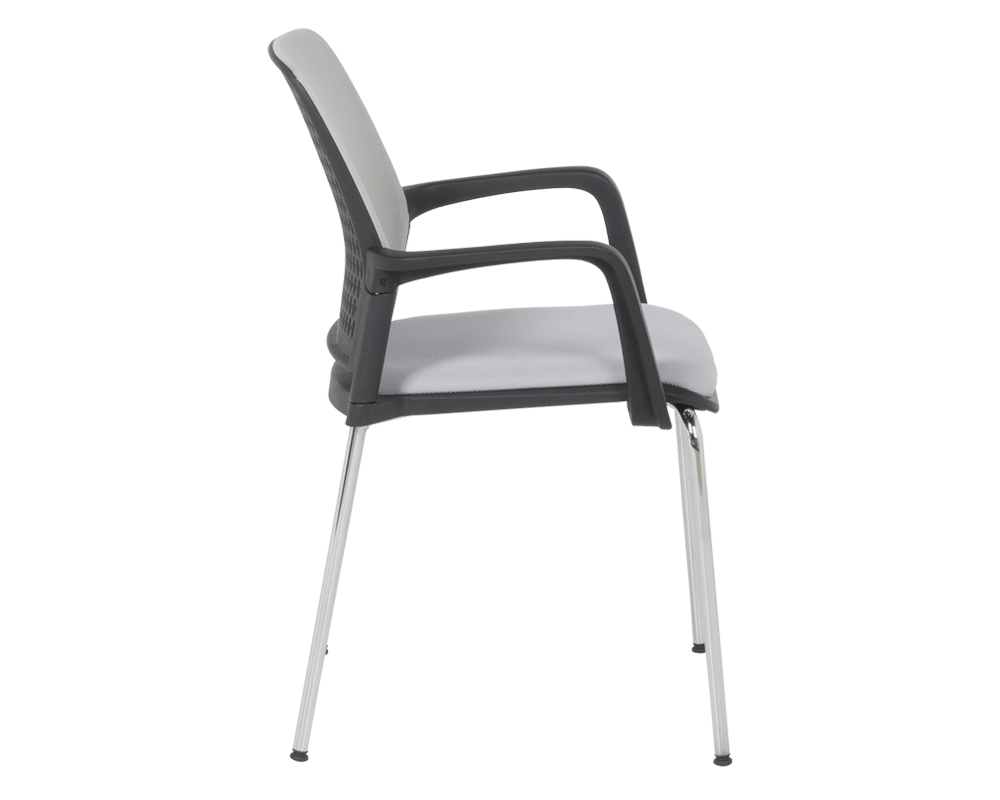 Офис стол Посетителски стол Carmen 1138 CH - светлосив 4