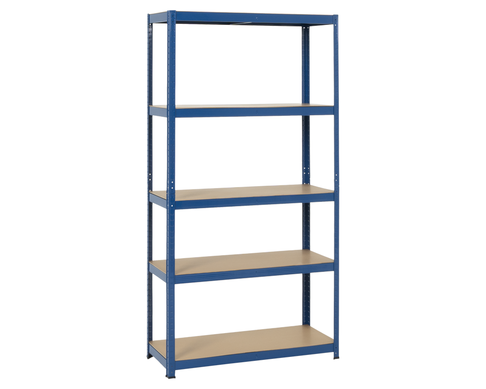 Метален шкаф Метален стелаж Carmen CR-1027, 192x100x40 см, до 65 кг на рафт - син 2
