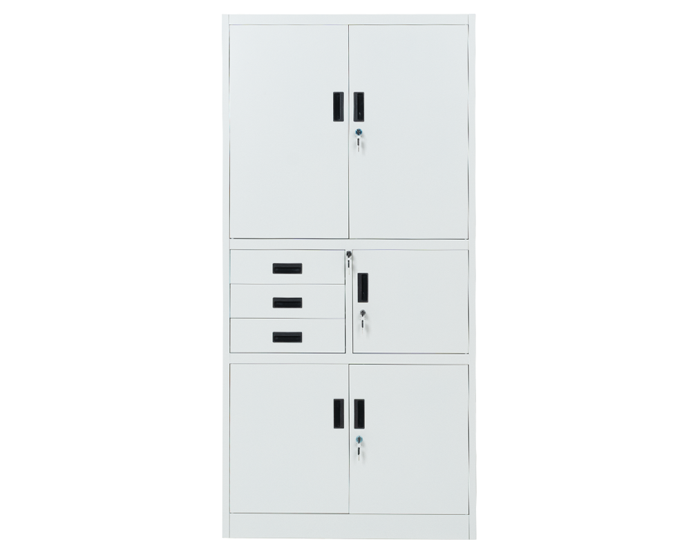 Метален шкаф Метален шкаф Carmen CR-1281 Е K - сив 2